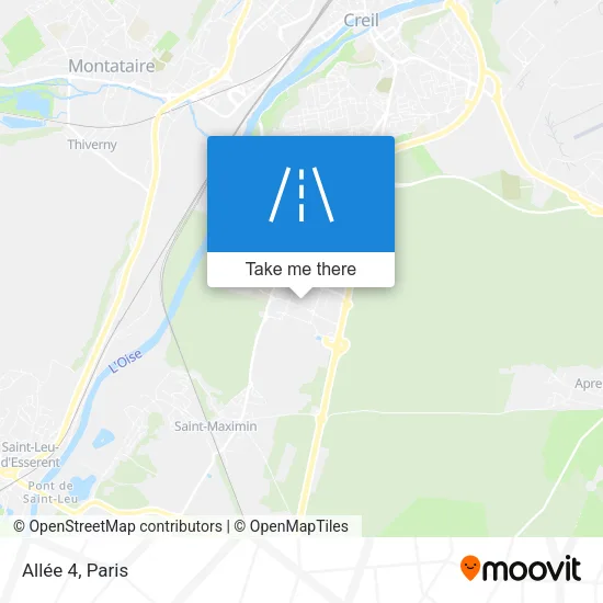 Mapa Allée 4