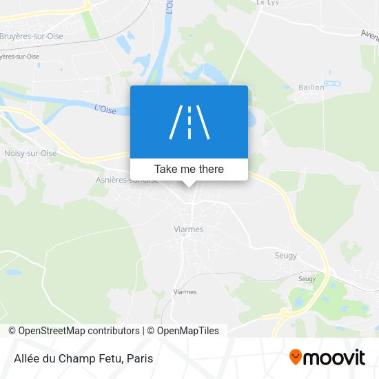 Allée du Champ Fetu map