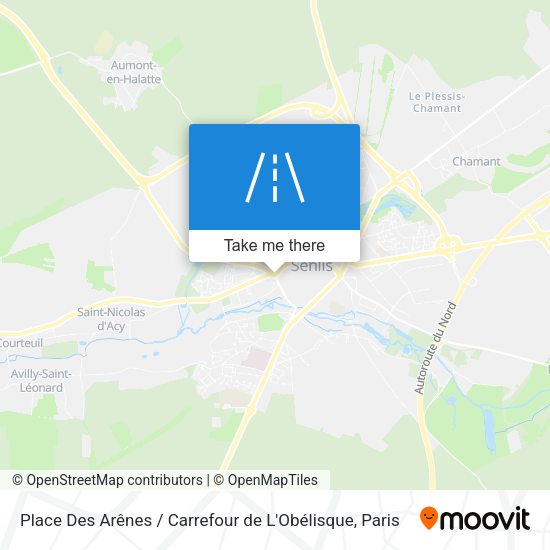 Place Des Arênes / Carrefour de L'Obélisque map