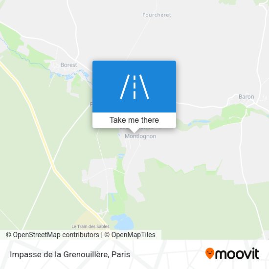 Impasse de la Grenouillère map