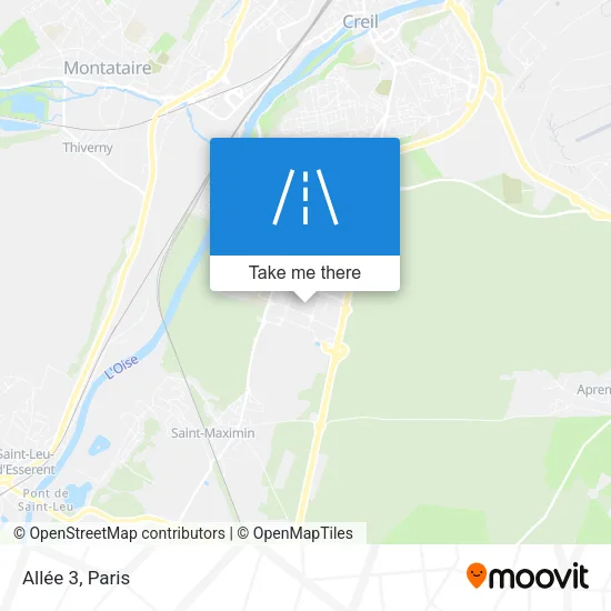 Mapa Allée 3