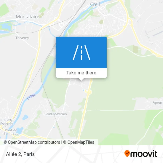 Mapa Allée 2
