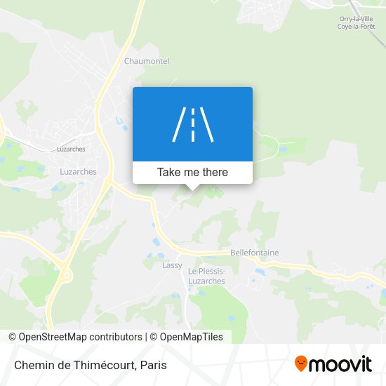 Chemin de Thimécourt map