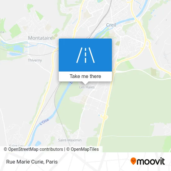 Rue Marie Curie map
