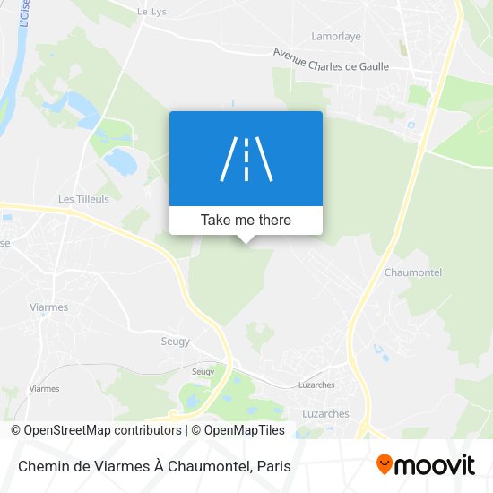 Chemin de Viarmes À Chaumontel map