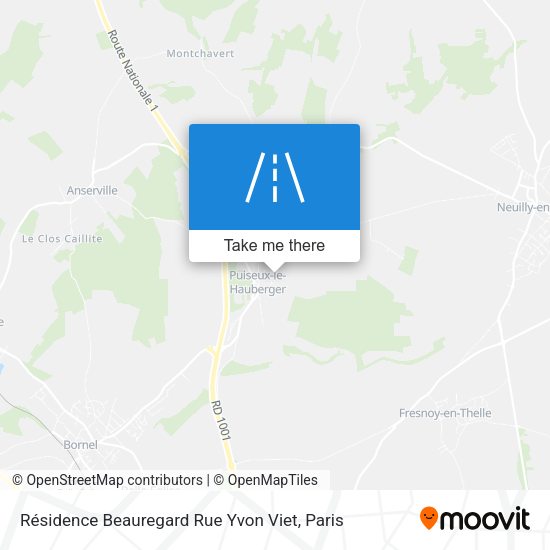 Résidence Beauregard Rue Yvon Viet map