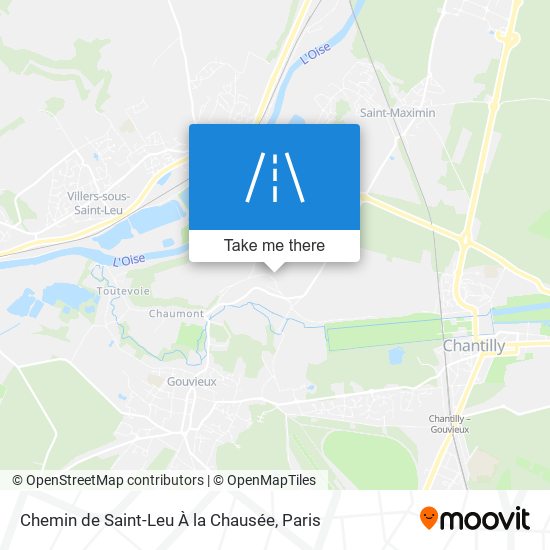 Chemin de Saint-Leu À la Chausée map