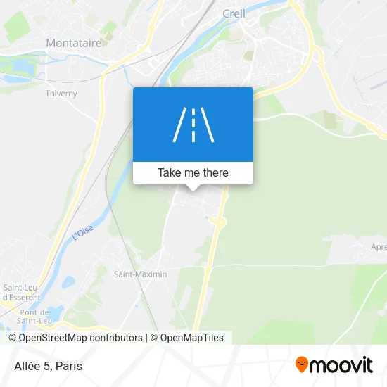 Mapa Allée 5