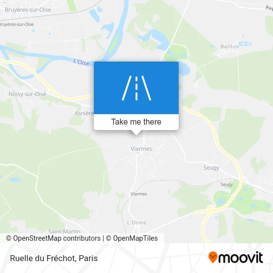 Ruelle du Fréchot map