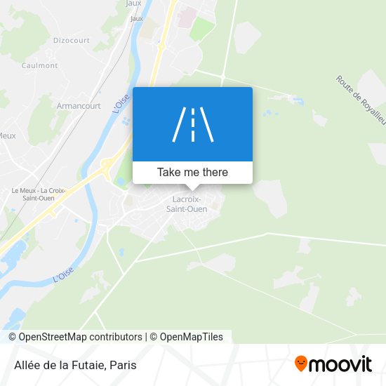 Allée de la Futaie map