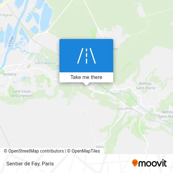 Sentier de Fay map