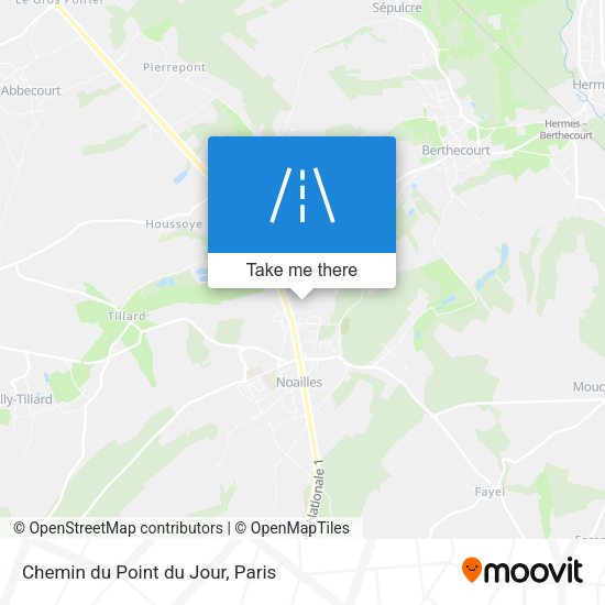 Chemin du Point du Jour map