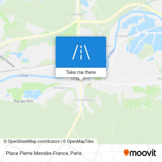 Mapa Place Pierre Mendès-France