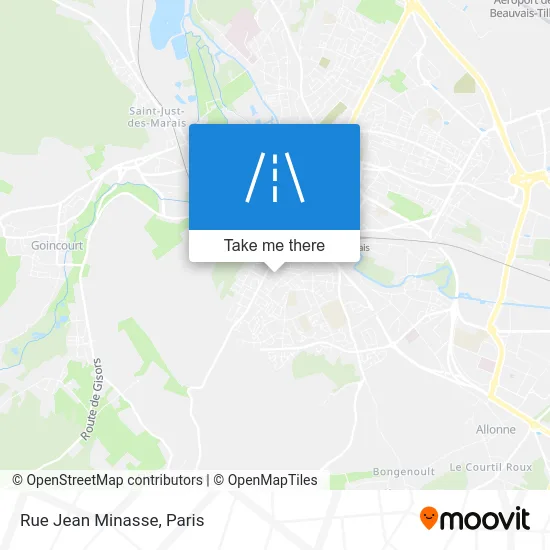 Rue Jean Minasse map