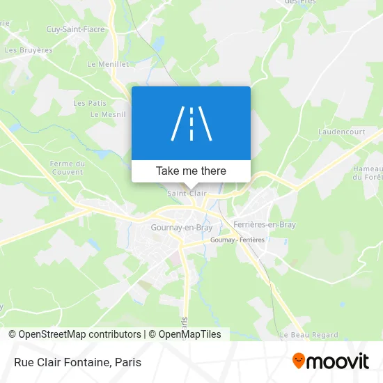 Rue Clair Fontaine map