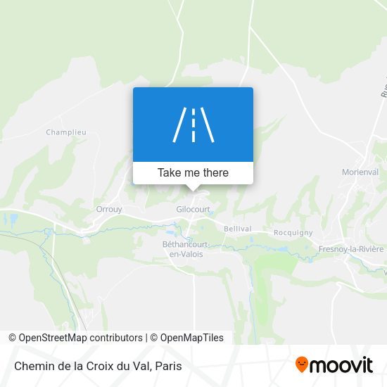Chemin de la Croix du Val map