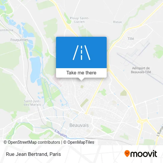 Rue Jean Bertrand map