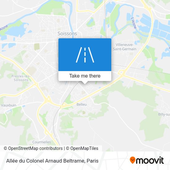 Allée du Colonel Arnaud Beltrame map