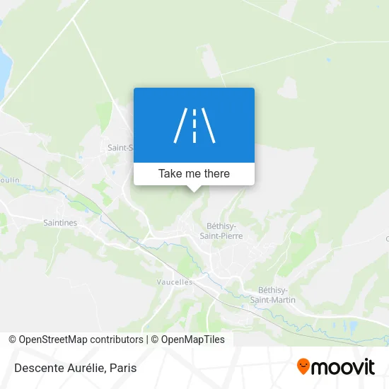 Descente Aurélie map