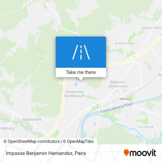 Impasse Benjamin Hernandez map
