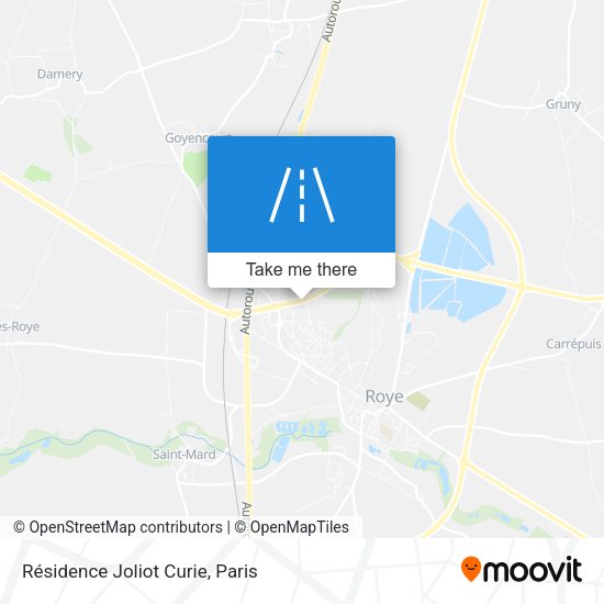 Résidence Joliot Curie map