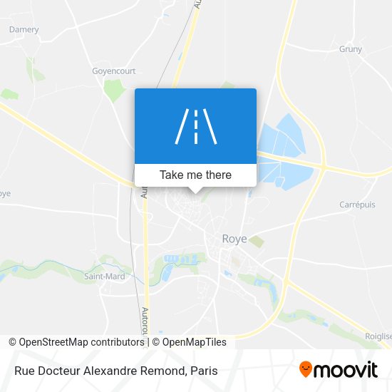 Rue Docteur Alexandre Remond map