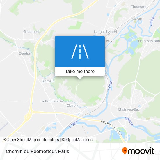 Chemin du Réémetteur map