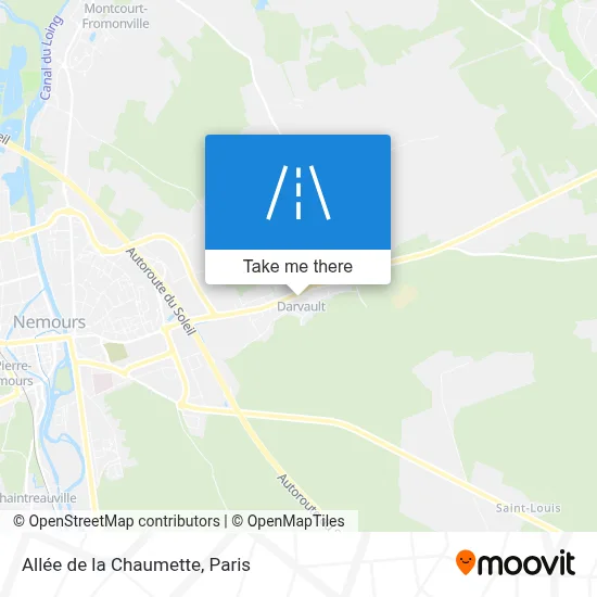 Allée de la Chaumette map