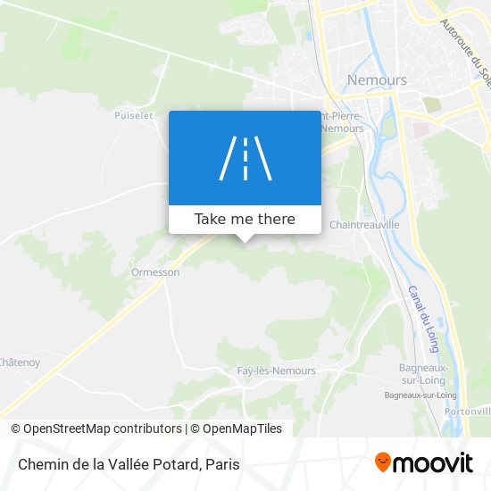 Chemin de la Vallée Potard map