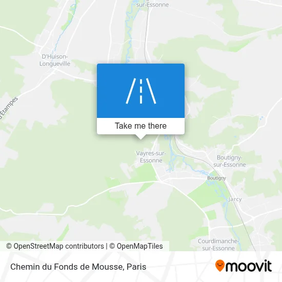 Chemin du Fonds de Mousse map