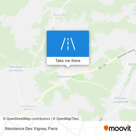 Résidence Des Vignes map