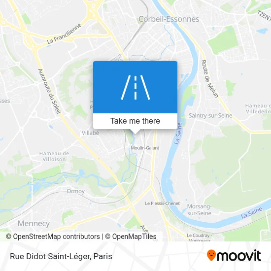 Rue Didot Saint-Léger map