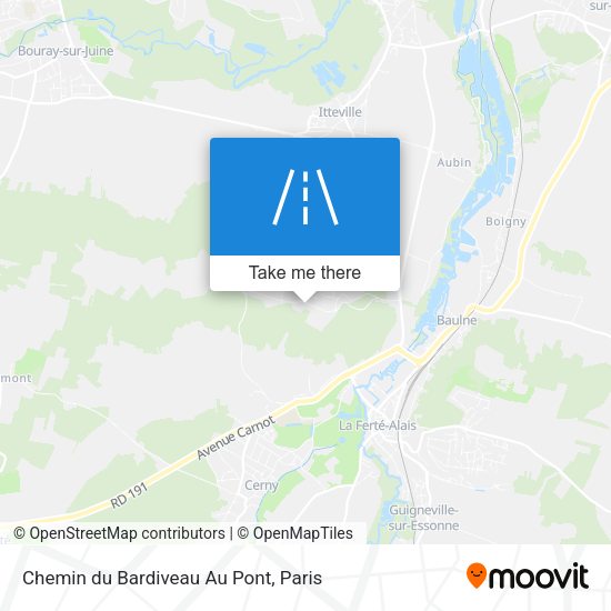Chemin du Bardiveau Au Pont map