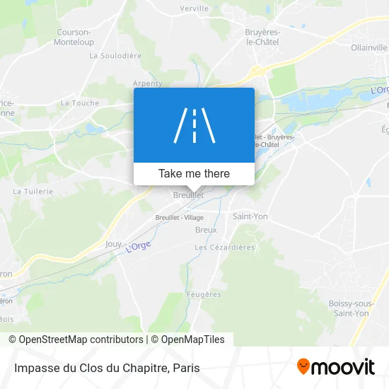 Impasse du Clos du Chapitre map