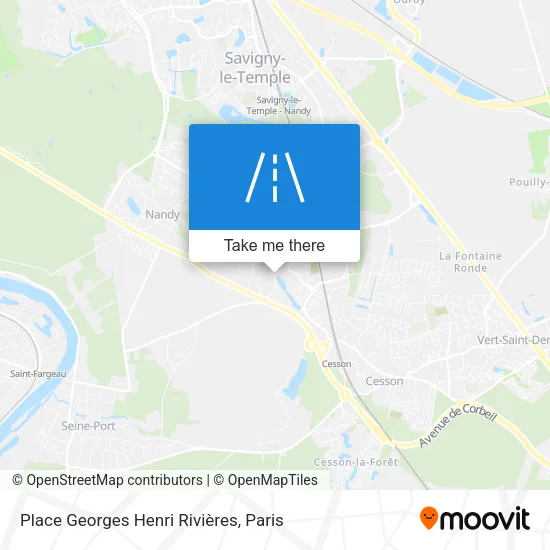 Place Georges Henri Rivières map