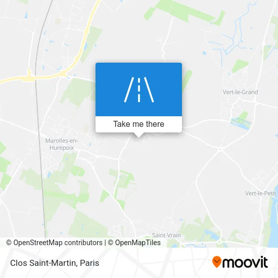 Clos Saint-Martin map
