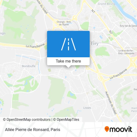 Allée Pierre de Ronsard map