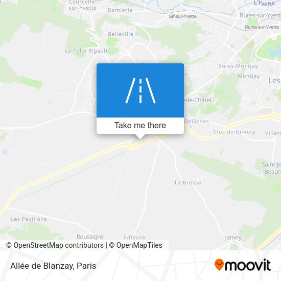 Allée de Blanzay map