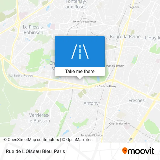 Rue de L'Oiseau Bleu map