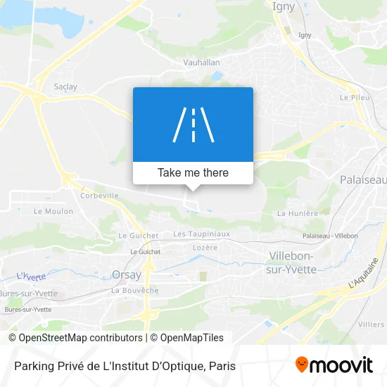 Parking Privé de L'Institut D’Optique map