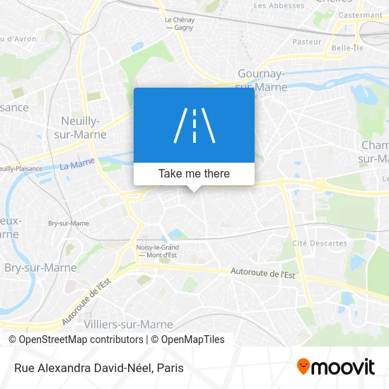 Rue Alexandra David-Néel map