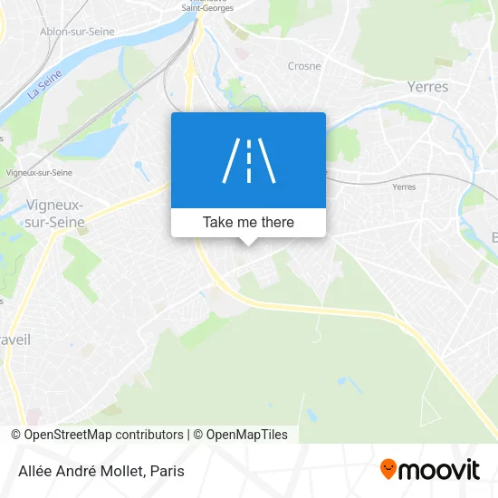Allée André Mollet map