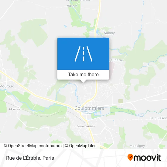 Mapa Rue de L'Érable