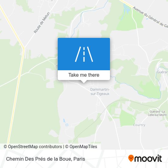 Chemin Des Prés de la Boue map