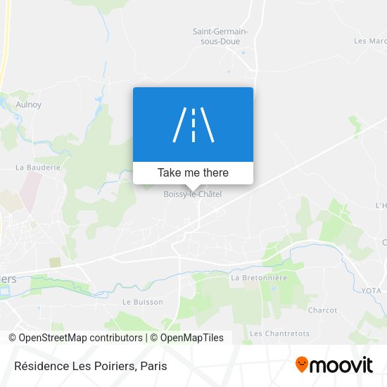 Résidence Les Poiriers map