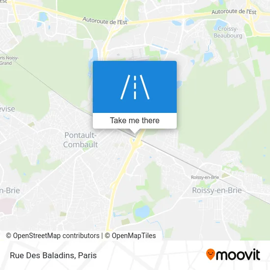 Rue Des Baladins map