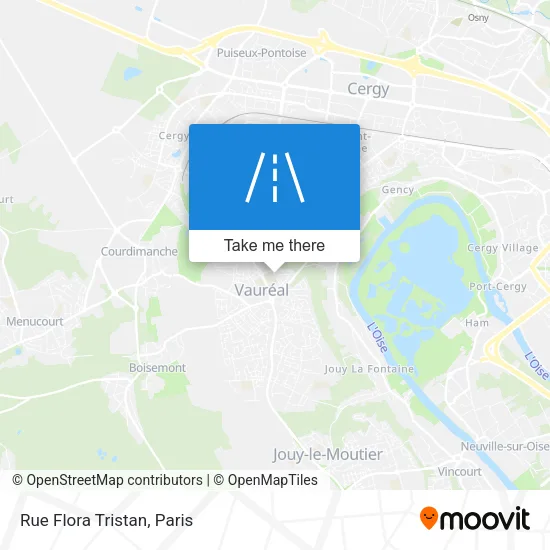 Rue Flora Tristan map