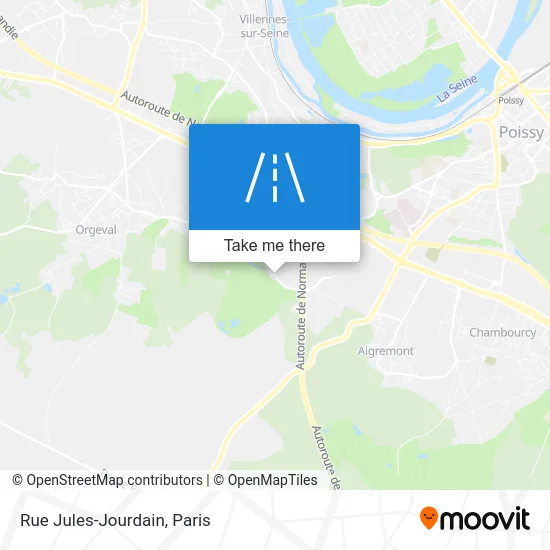 Rue Jules-Jourdain map