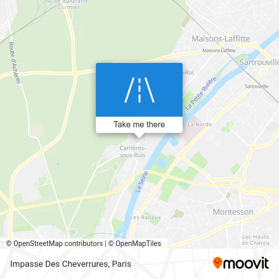 Impasse Des Cheverrures map