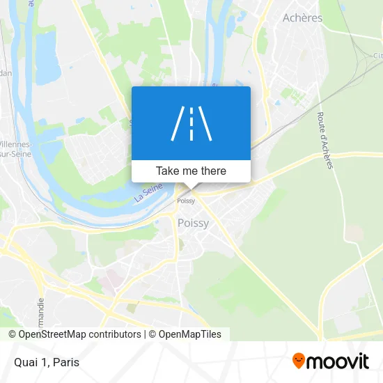 Quai 1 map